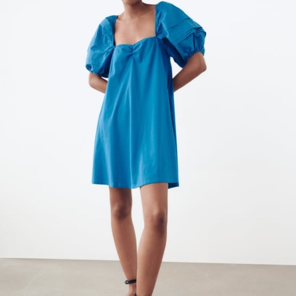 ZARA‎ VOLUMINOUS SLEEVE DRESS